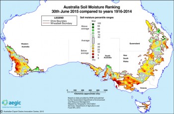 AUST Soil Moisture Ranking 300615