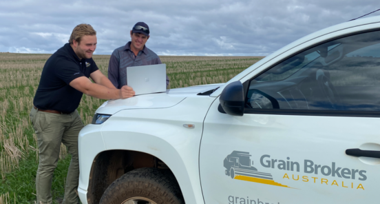 We assist growers with their grain marketing
 